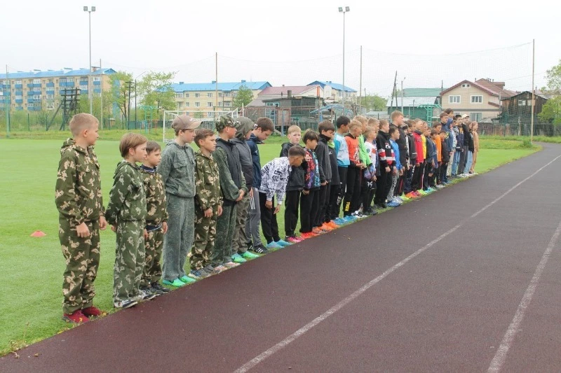 Стартовали соревнования по футболу среди ребят летних оздоровительных лагерей