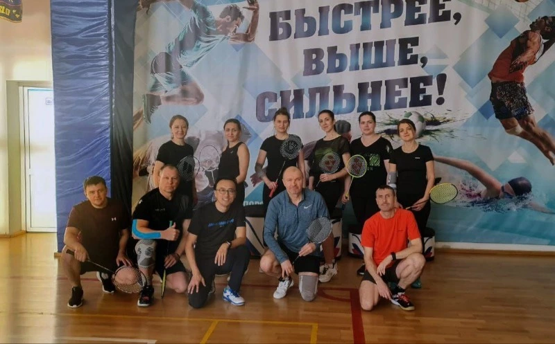 Тренировочные сборы  по спортивному бадминтону прошли  в «ФОК «Поронайск-Арена"