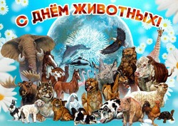 Красивые картинки с Всемирным днем защиты животных 2024