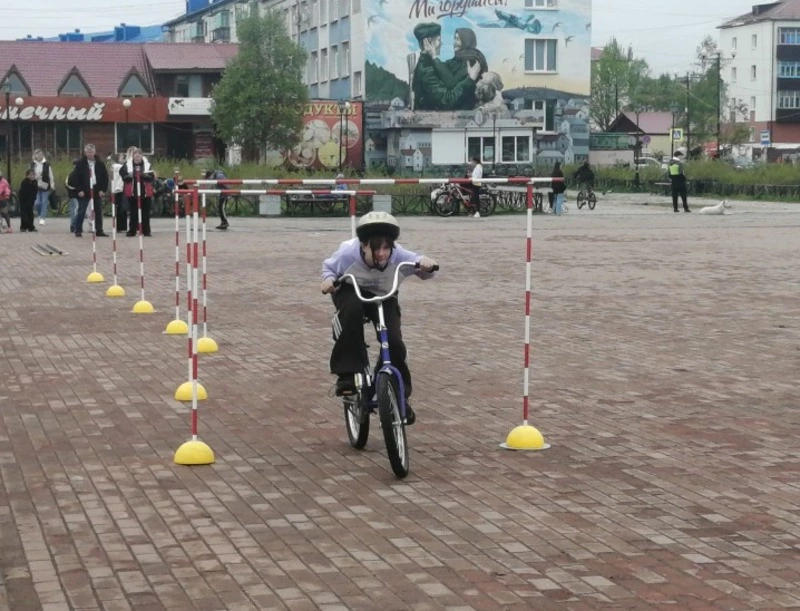 Конкурс «Юный велосипедист» прошел среди летних оздоровительных лагерей 