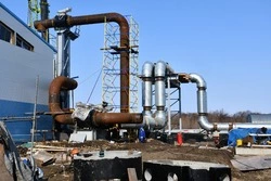 В Поронайске продолжается строительство газовой котельной мощностью 60 МВт